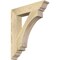 Ekena Millwork Imperial Traditional Rough Sawn Bracket, Douglas Fir, 4"W x 22"D x 26"H BKT04X22X26IMP01RDF - alternate 1